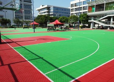 Κίνα Φορητό υπαίθριο γήπεδο μπάσκετ που δαπεδώνει την εύκολη υψηλή επίδοση εγκατάστασης εργοστάσιο